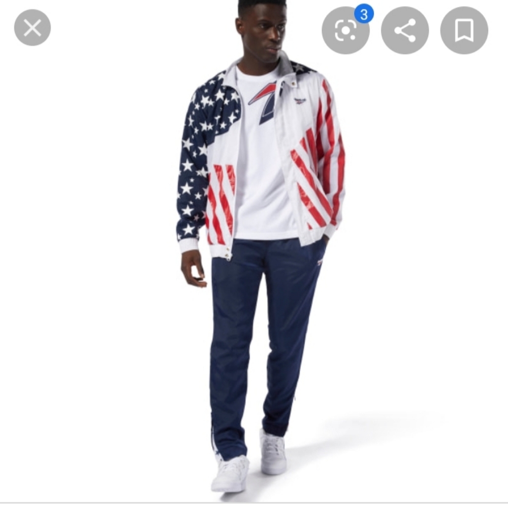 *NWT* Reebok track jacket - Picture 2 of 8